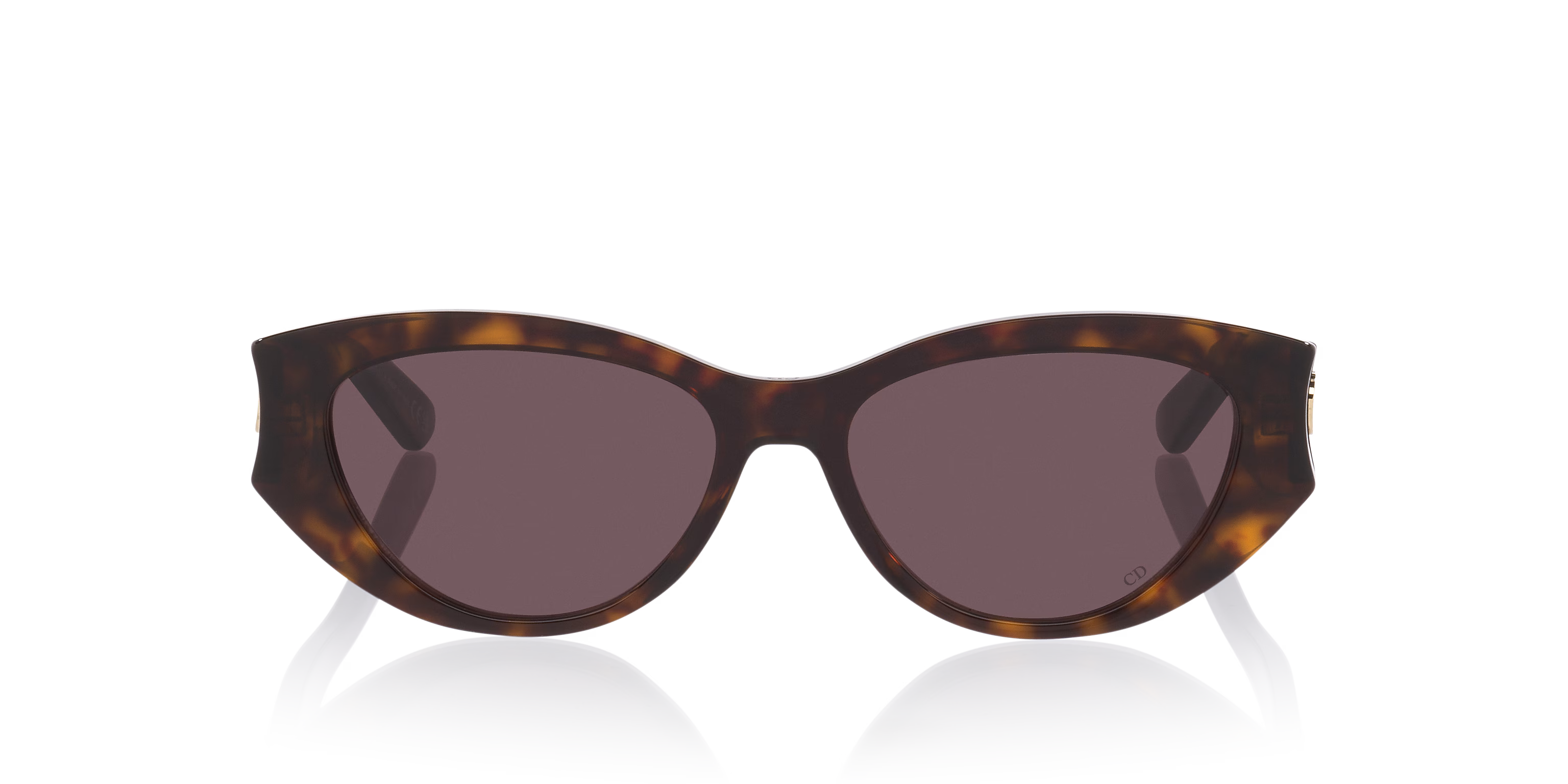 Occhiali Da Sole a Farfalla Havana con Lenti Marroni