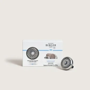 Maison Berger – Diffusore per Auto Caresse de Coton + Ricarica Caresse de Coton