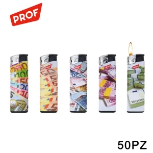 Art.42803743 Prof Accendino Fixflame Euros Bank Notes Conf.50Pz