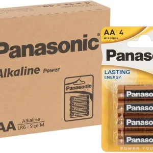 PANASONIC AA Stilo Alkaline Power LR6 1,5V blister 4×12 pezzi (48 batterie)