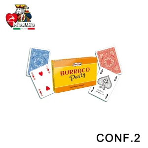 Burraco Party Carte Da Gioco Modiano Art.300365 Pz1