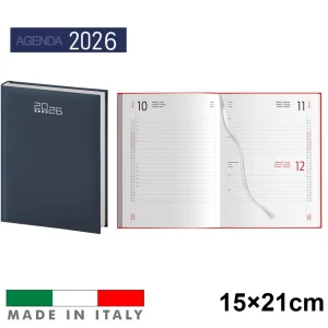 Art.Ag530Blu Agenda2026 Giornaliera 15X21