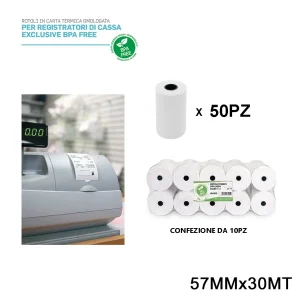 Art. Nba5730Tw Rotoli Termici Per Cassa 57X30 Bl10