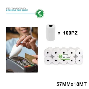 Art. Nba5718-D38P Rotoli Termici Per Pos 57X18 Bl10