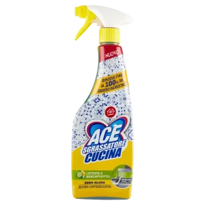 Ace Sgrassatore Cucina Limone e Bergamotto Senza Candeggina 600 ml