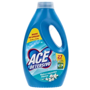 Ace Detersivo Lavatrice Colorati Talco e Muschio Bianco 27 lav. - 1350 ml